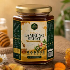 Madu Lambung Sehat Herbal Super 500 gram Untuk Membantu Mengatasi Penyakit Maag, Kembung